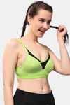 Floret Wirefree Natural Lift Push up Bra - Lime Green — thumbnail 5